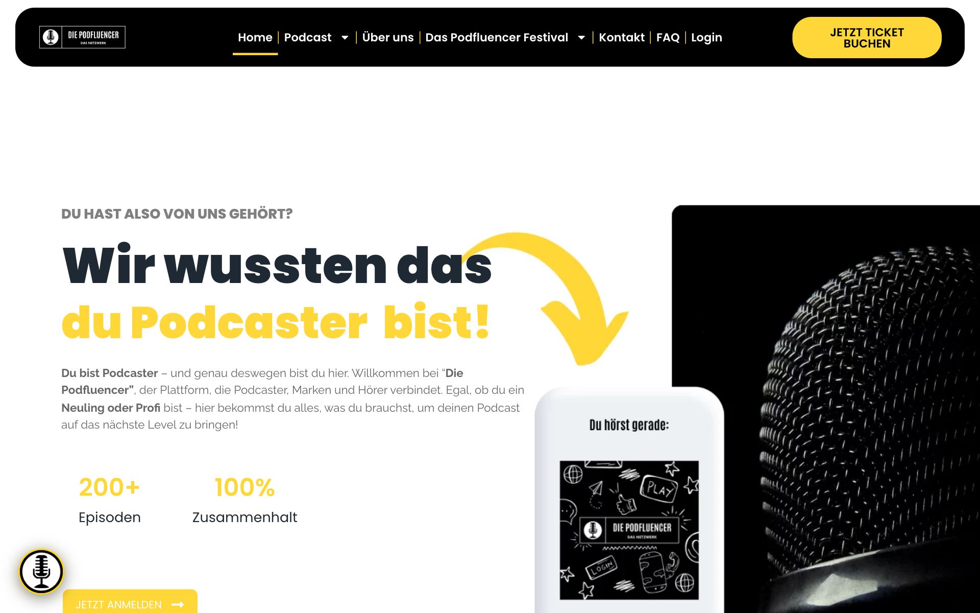 Website Die Podfluencer
