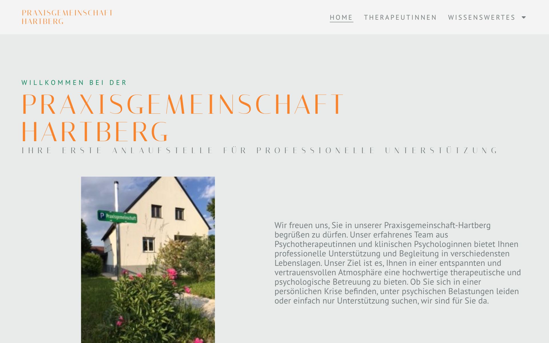 Website Praxisgemeinschaft Hartberg